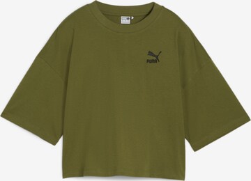 PUMA Shirt in Groen: voorkant