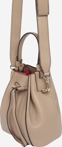 FURLA - Bolso saco en beige: frente