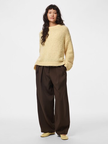 PIECES Pullover 'PCDorthea' in Gelb