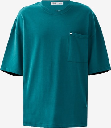 VAMOS CLO Tričko – modrá: přední strana