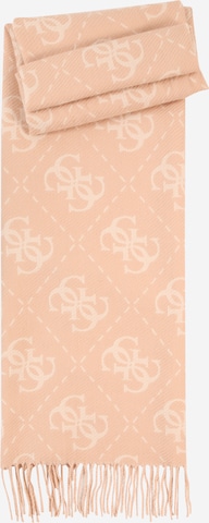 Écharpe GUESS en beige : devant