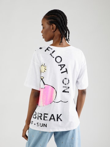 T-shirt 'Snoopy' Frogbox en blanc