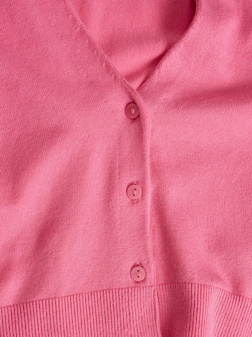 JJXX Knit Cardigan 'Sabel' in Pink