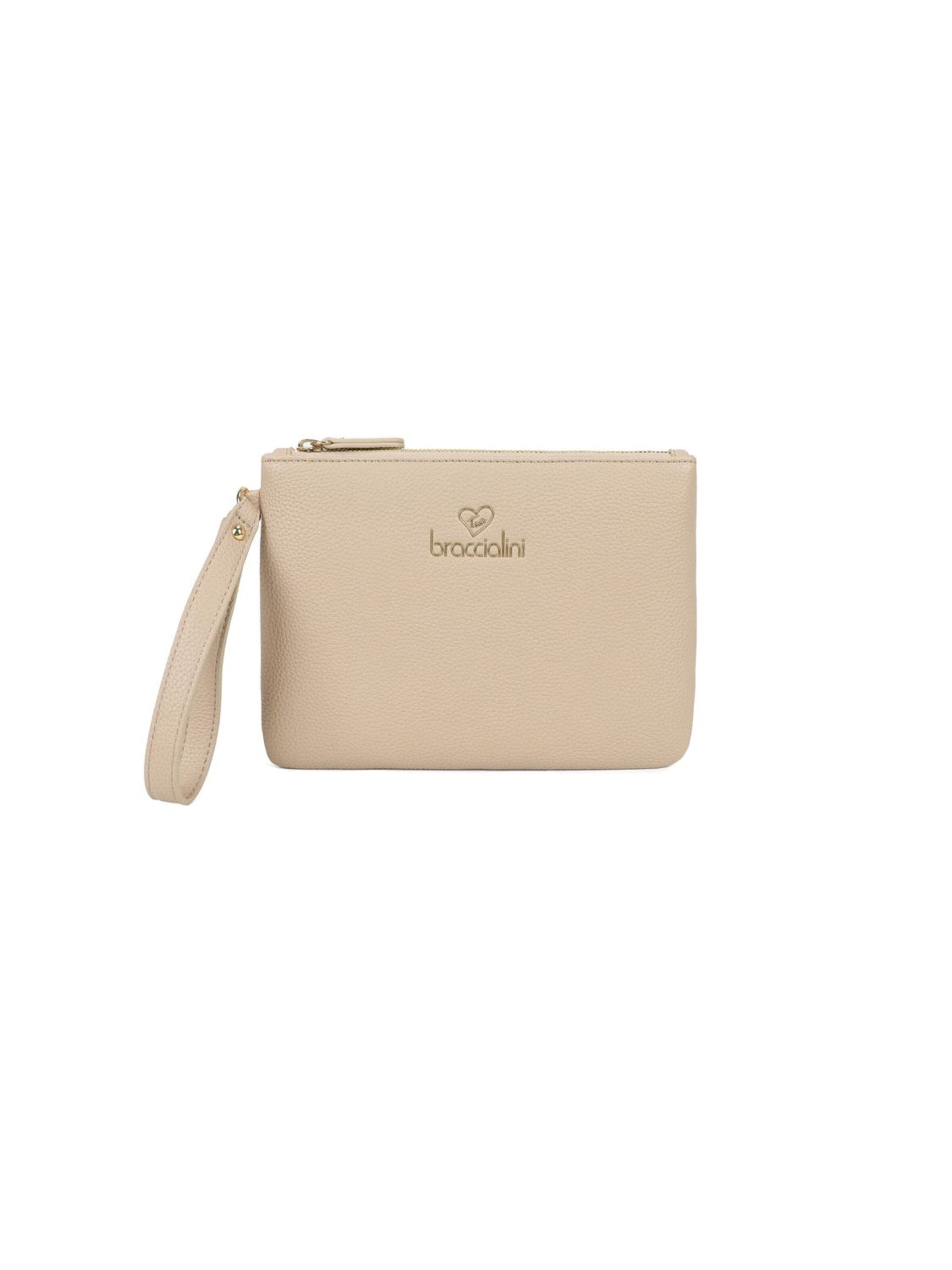 Braccialini Pouch 'Milly' in Beige: front