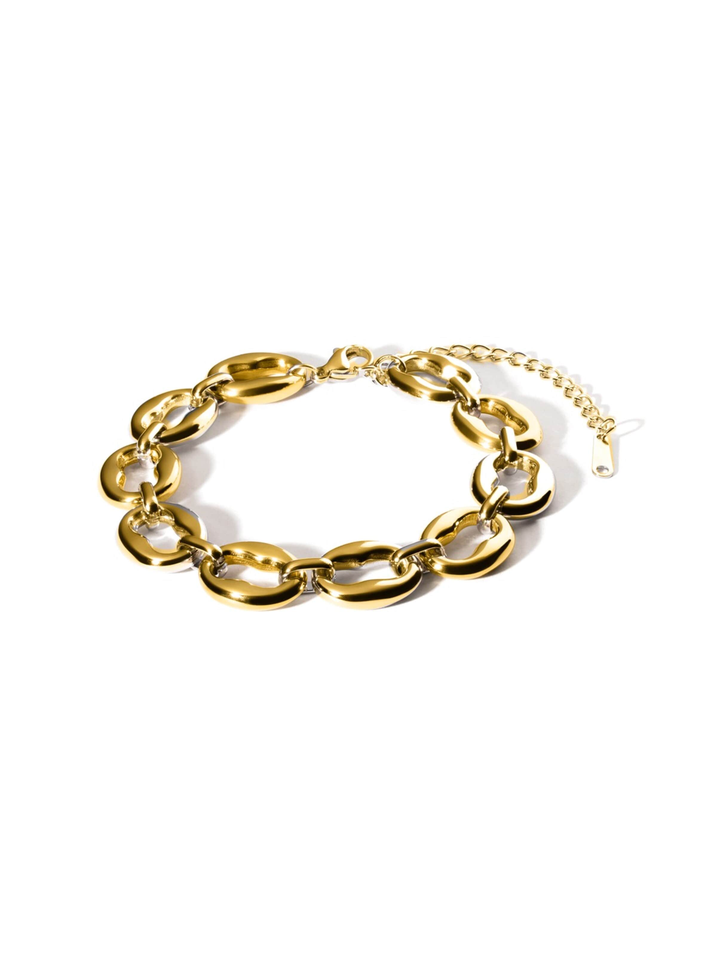 hiBALI Bracelet 'Duo Loop' in Gold: front