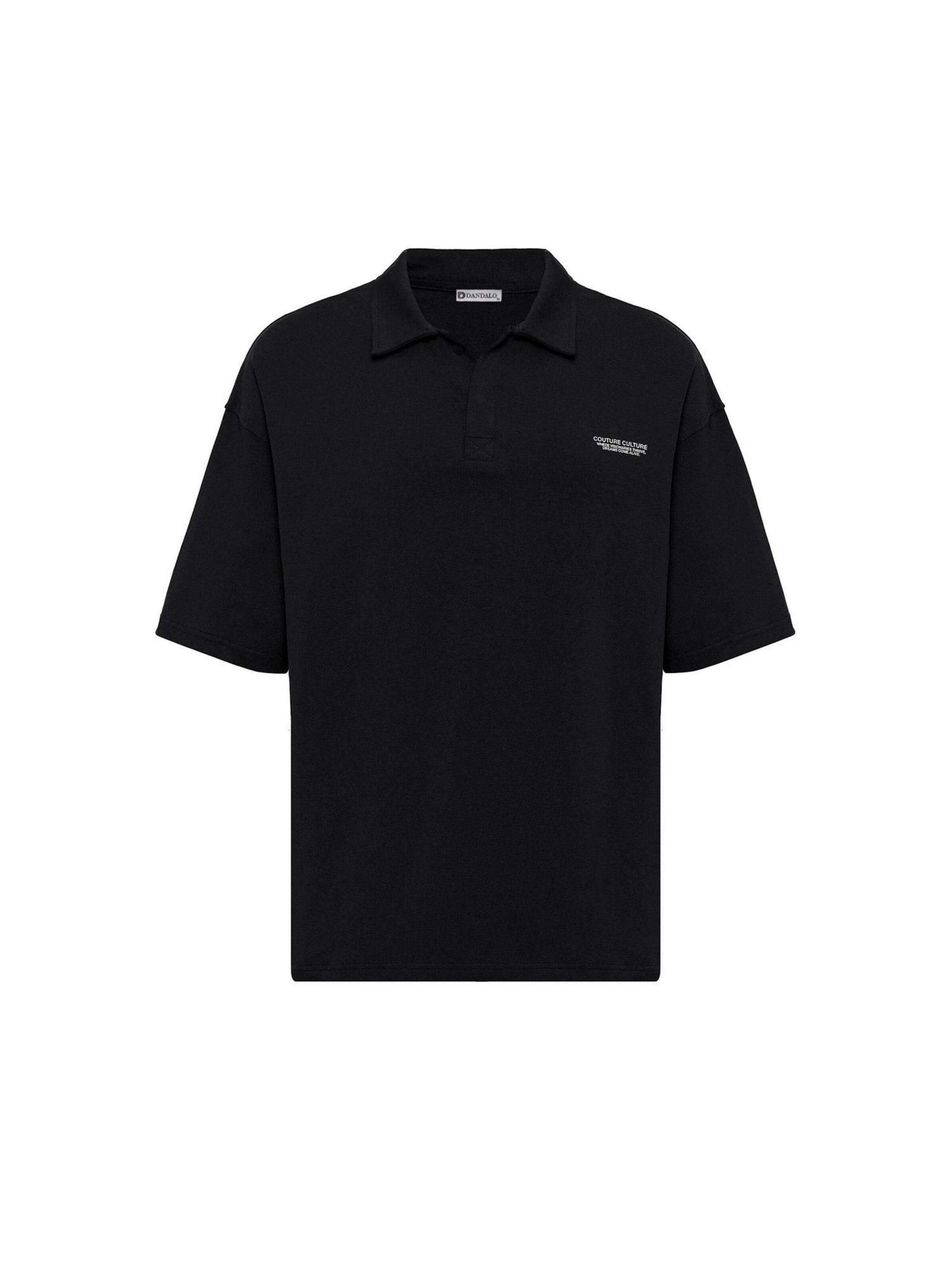 Dandalo Μπλουζάκι σε μαύρο: μπροστά