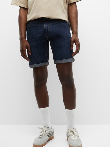 Pull&Bear Skinny Shorts in Grau: predná strana