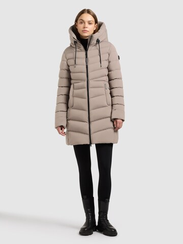 khujo Winter Coat 'Tuhani5' in Grey: front