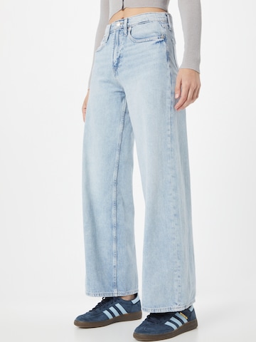 GAP Wide leg Jeans in Blauw: voorkant