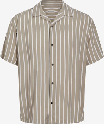 JACK & JONES Skjorta 'Jeff' i beige: framsida