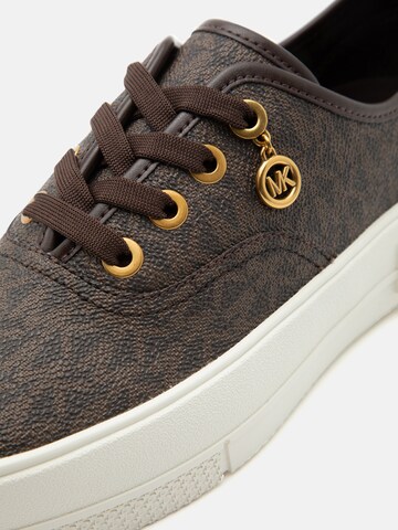 MICHAEL Michael Kors Σνίκερ χαμηλό 'LINDSEY' σε καφέ