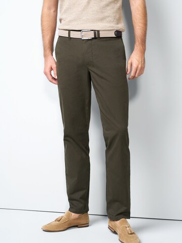 Regular Pantalon chino 'M5 Chino 2-6190' MEYER en vert : devant