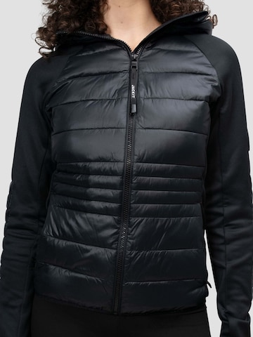 Giacca per outdoor ' Calypso Hybrid Hood ' di JACK1T in nero