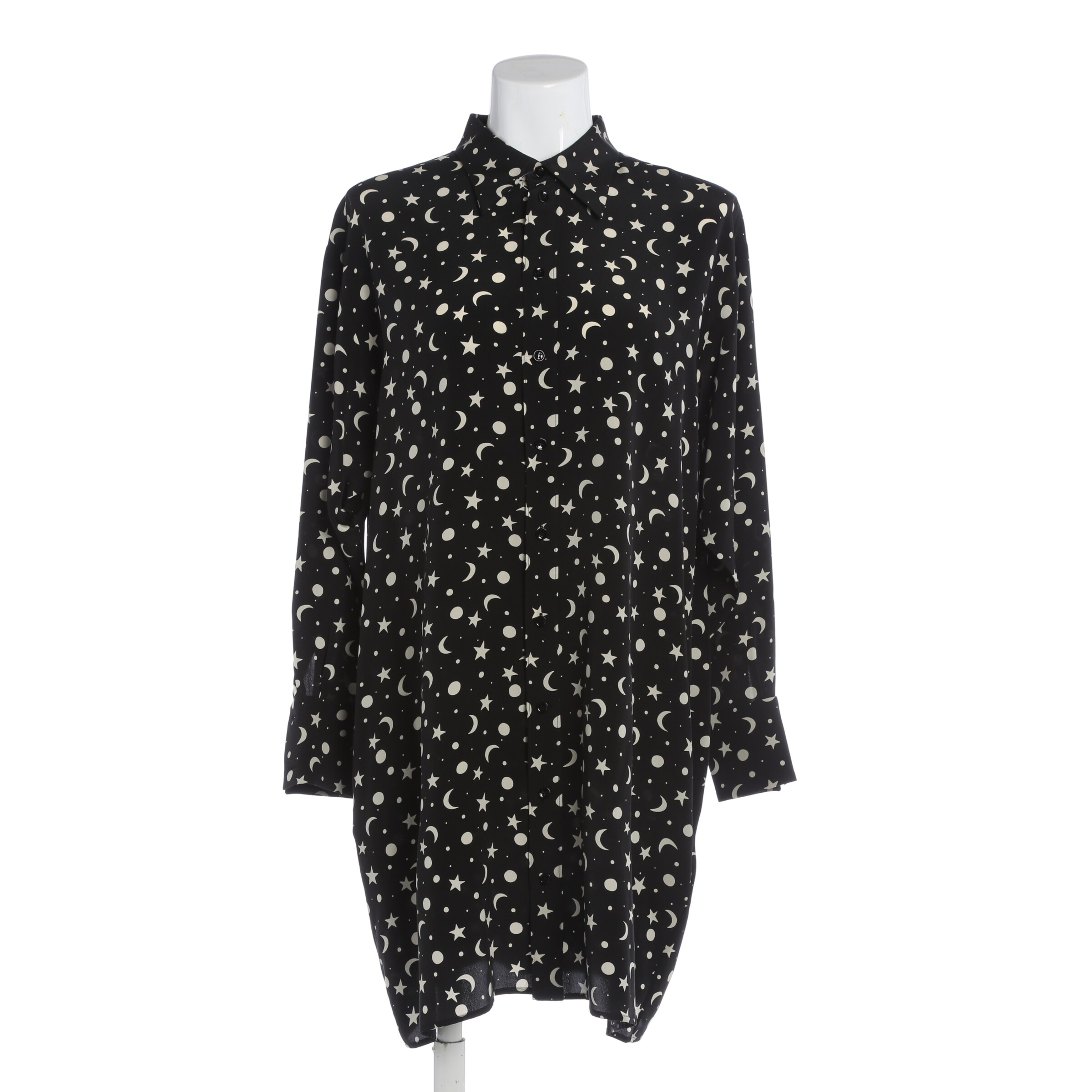 Saint Laurent Kleid in XL in creme / schwarz, Produktansicht