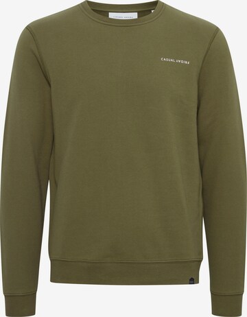 Casual Friday Sweatshirt ' SEVERIN ' in Groen: voorkant