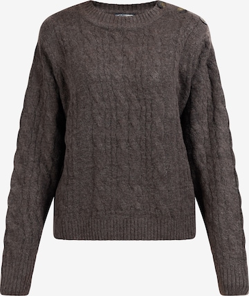 DreiMaster Vintage Sweater 'Zitha' in Grey: front