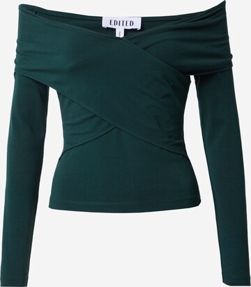 EDITED Shirt 'Sandra' in Green: front