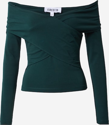 EDITED Shirt 'Sandra' in Groen: voorkant