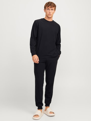 JACK & JONES Pajamas long 'JACSOLID' in Black