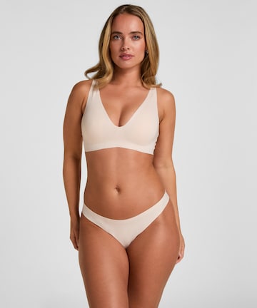 Hunkemöller Stringi w kolorze biały: przód
