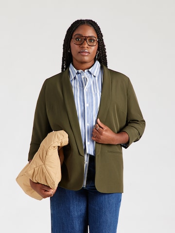 ONLY Carmakoma - Blazer 'CARELLY ' en verde: frente
