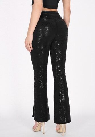 faina Flared Trousers 'Fashion Look' in Black