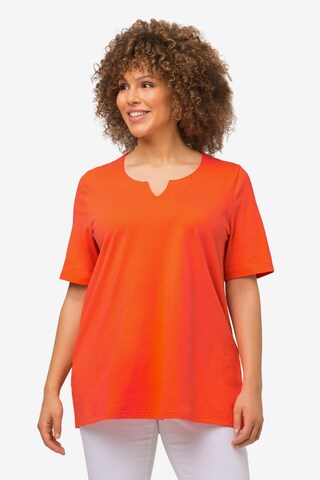 Ulla Popken Shirt in Oranje: voorkant