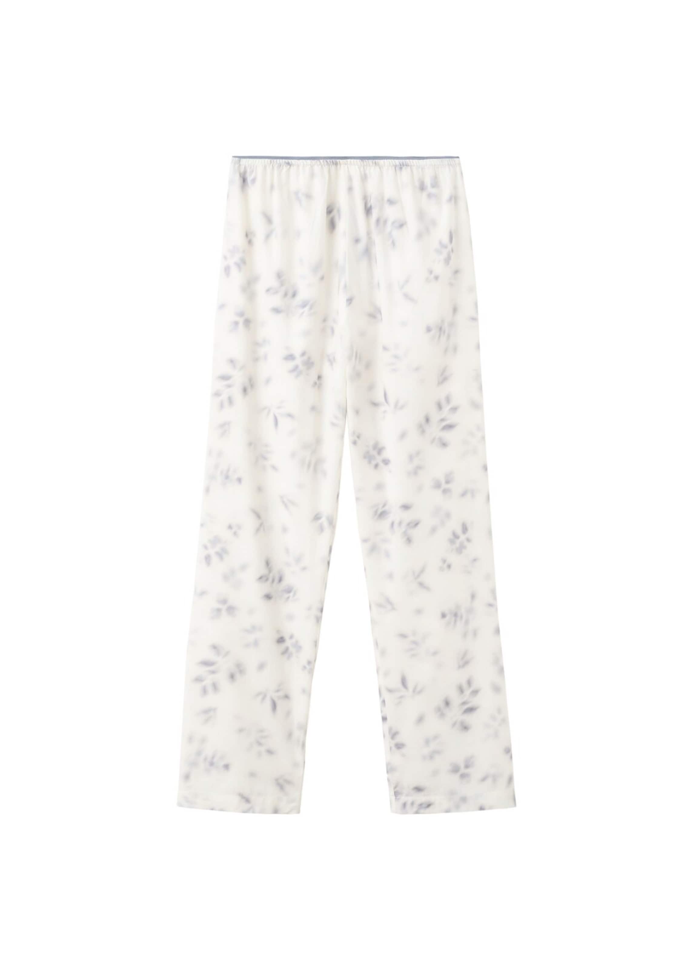 MANGO Pyjamahose 'Fluir' in Blau: Vorderseite