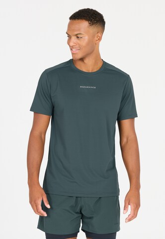 ENDURANCE Performance Shirt 'Loker' in Green: front