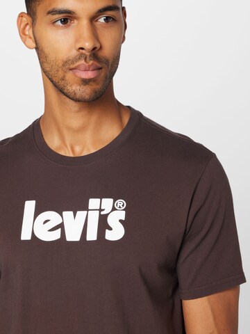 ruda LEVI'S ® Marškinėliai 'Relaxed Fit Tee'