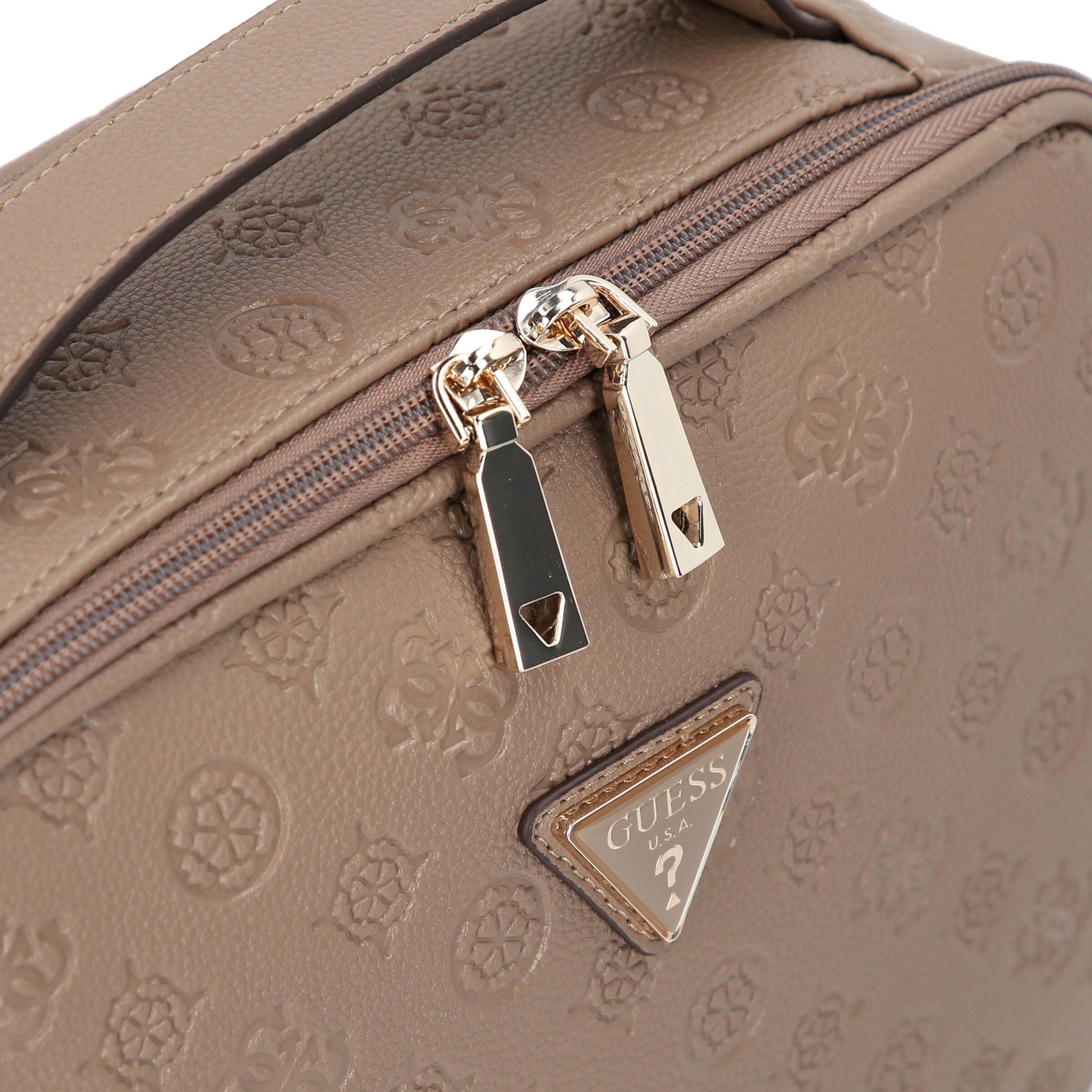 GUESS Toiletry bag 'Wilder' in Beige