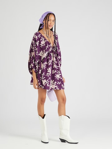 Free People - Vestido em roxo