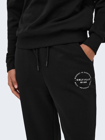Effilé Pantalon de sport 'ONPCava' ONLY PLAY en noir