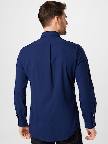 Coupe slim Chemise Polo Ralph Lauren en bleu