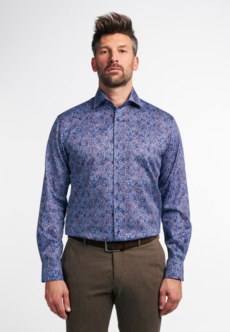 ETERNA Regular fit Button Up Shirt in Blue: front