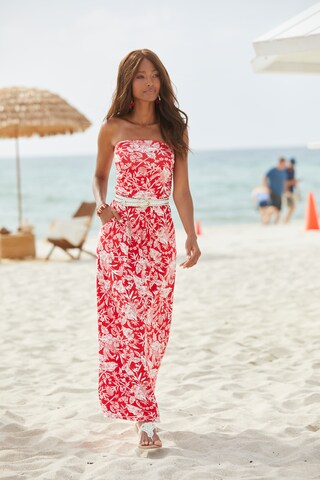 LASCANA Summer dress in Red: front