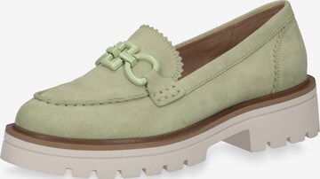 CAPRICE Classic Flats in Green: front