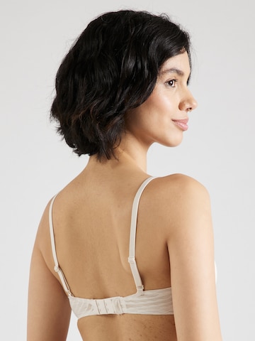 SLOGGI Bralette Bra 'ZERO Lacy H' in Beige