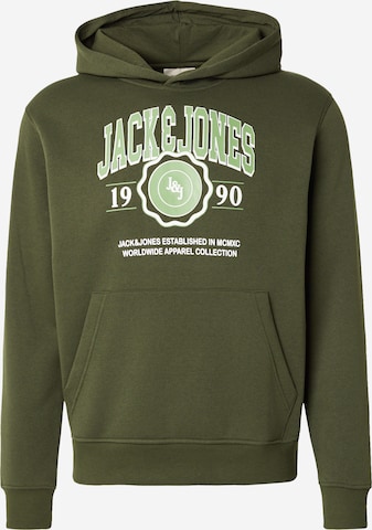 JACK & JONES - Sudadera 'JJMAKO' en verde: frente