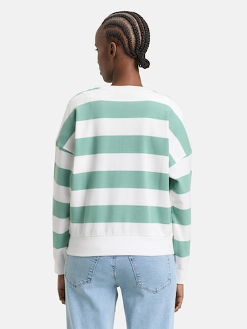 Felpa di TOM TAILOR DENIM in verde