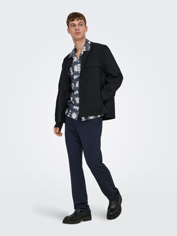 Regular Pantalon chino 'ONSMARK' Only & Sons en bleu