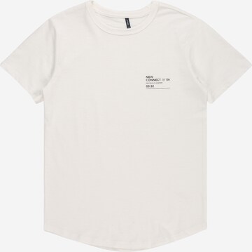 KIDS ONLY - Camiseta 'Zac' en blanco: frente