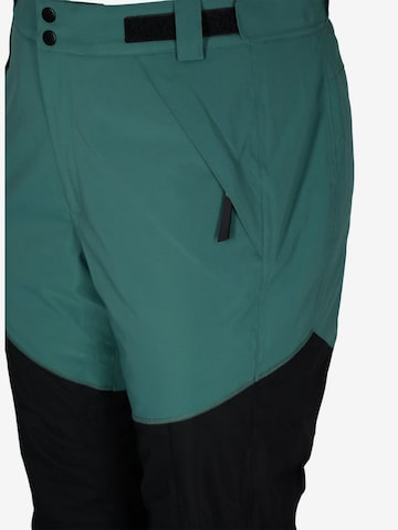 Regular Pantalon outdoor Zizzi en vert