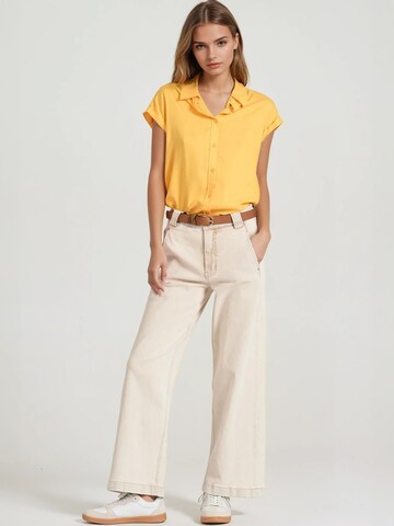 Funky Buddha Bluse in Gelb
