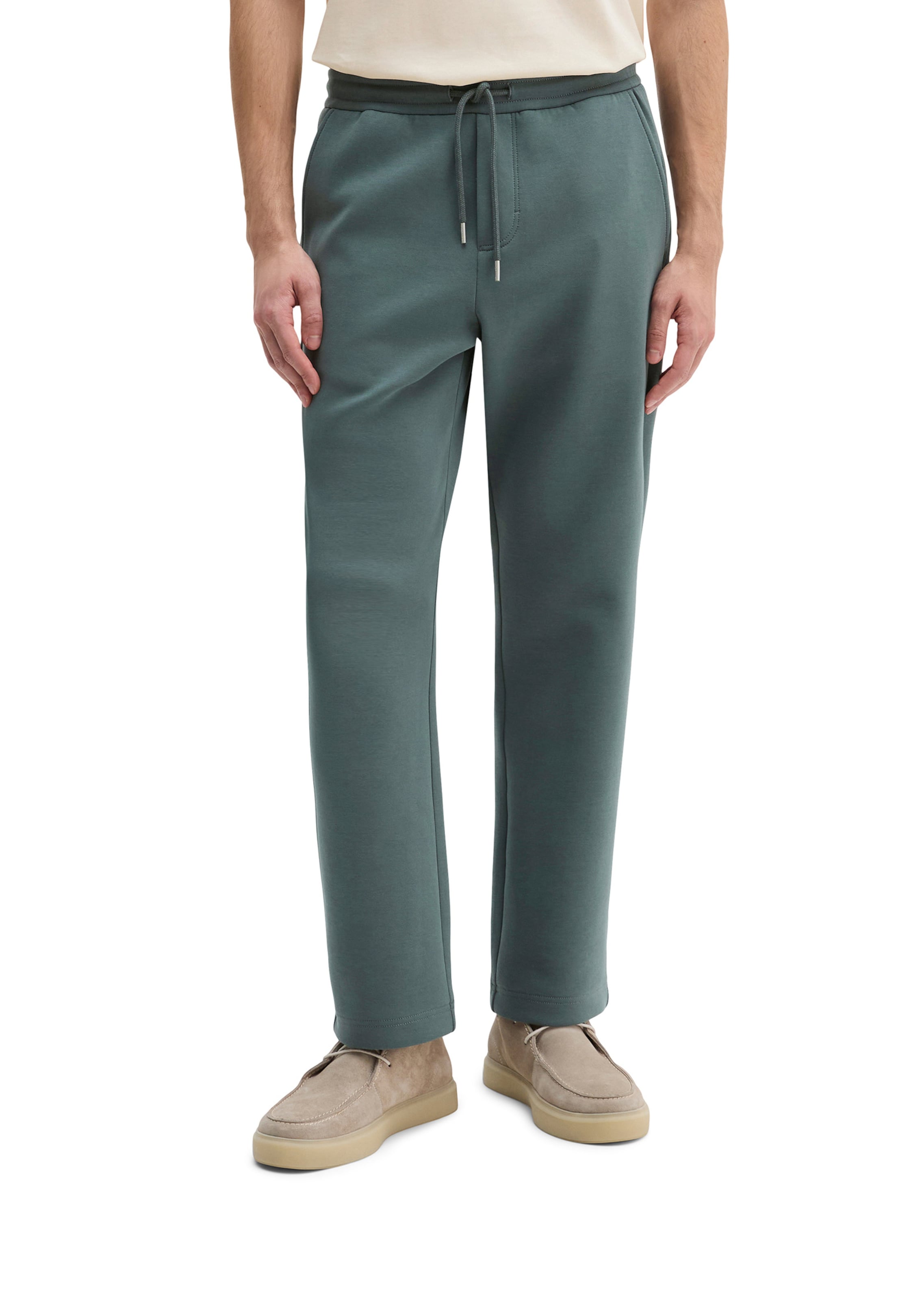 Marc O'Polo Regular Hose in Grau: Vorderseite