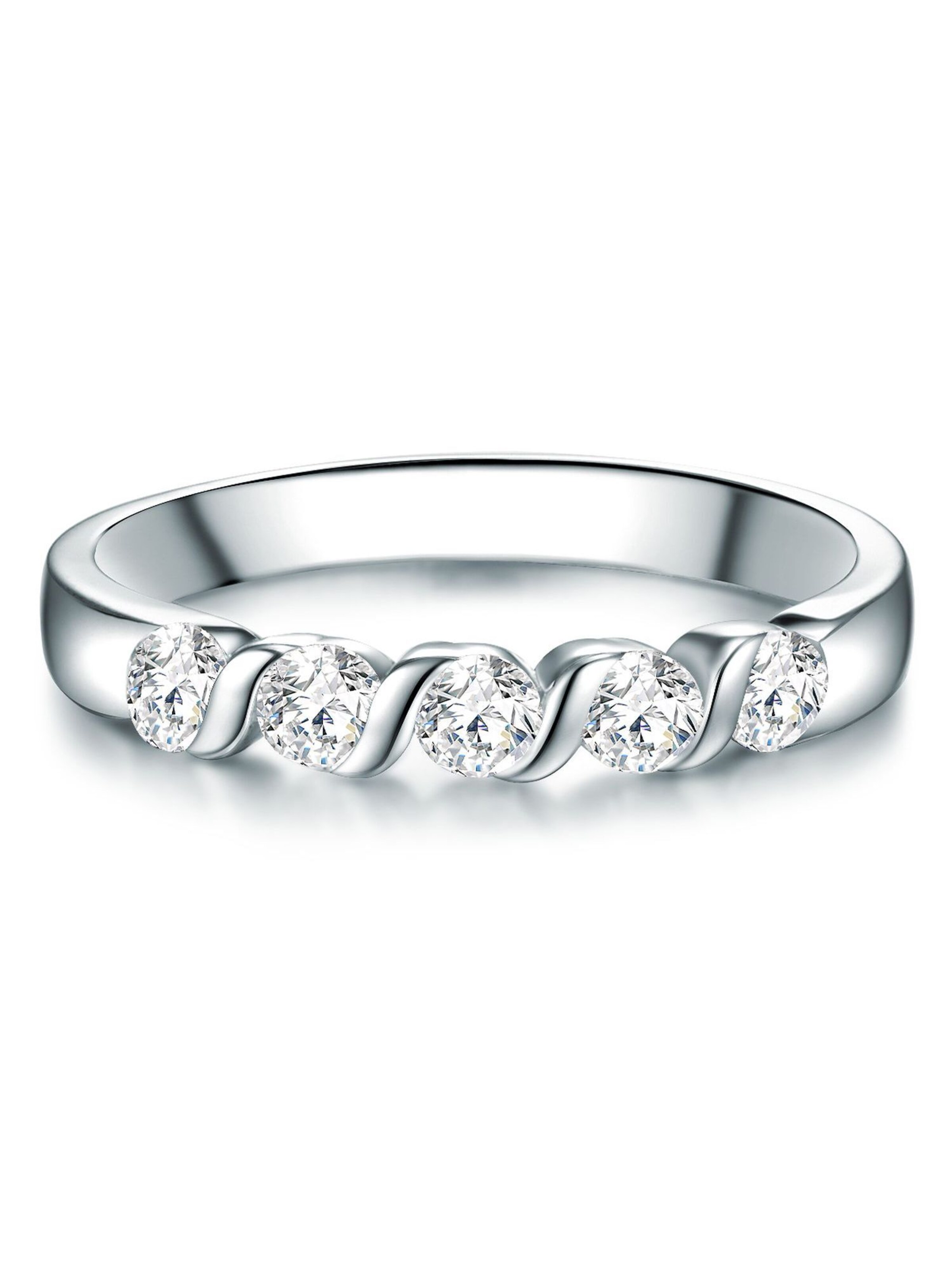 Bague Trilani en argent : devant