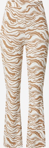 EDITED Flared Hose 'Benni' in Beige: predná strana