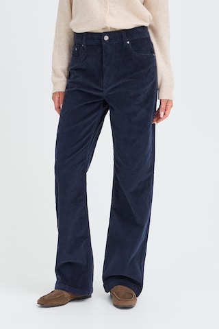 b.young Loosefit Broek in Blauw: voorkant