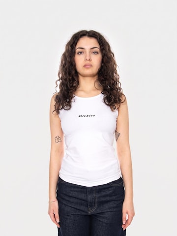 DICKIES Overdel 'HONEYVILLE TANK White' i hvid