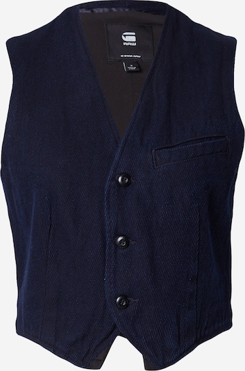 G-Star RAW Gilet de costume en bleu foncé, Vue avec produit